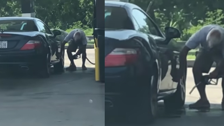 Έπλυνε με βενζίνη το αυτοκίνητο!